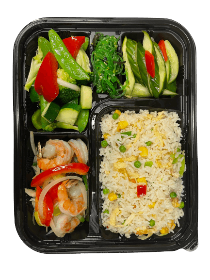 Bentobox Garnalen